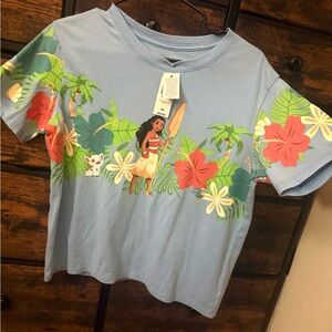 Disney Moana Women’s Medium Cropped T Shirt - New with Tags